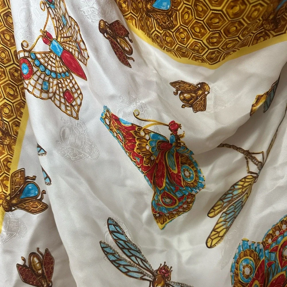 Christian Dior Butterfly/Fire Fly Scarf